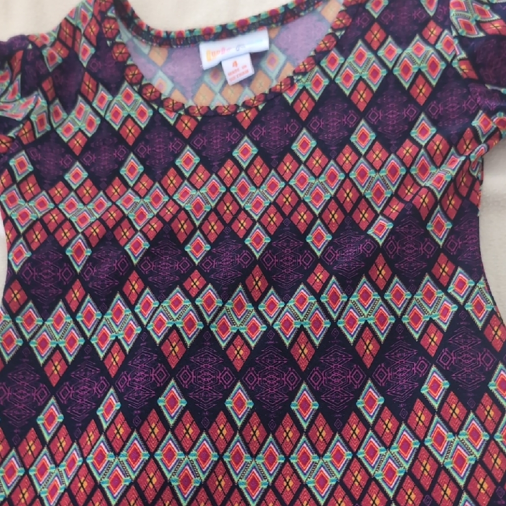 Lula Roe Adeline Dress Aka Kids Nicole